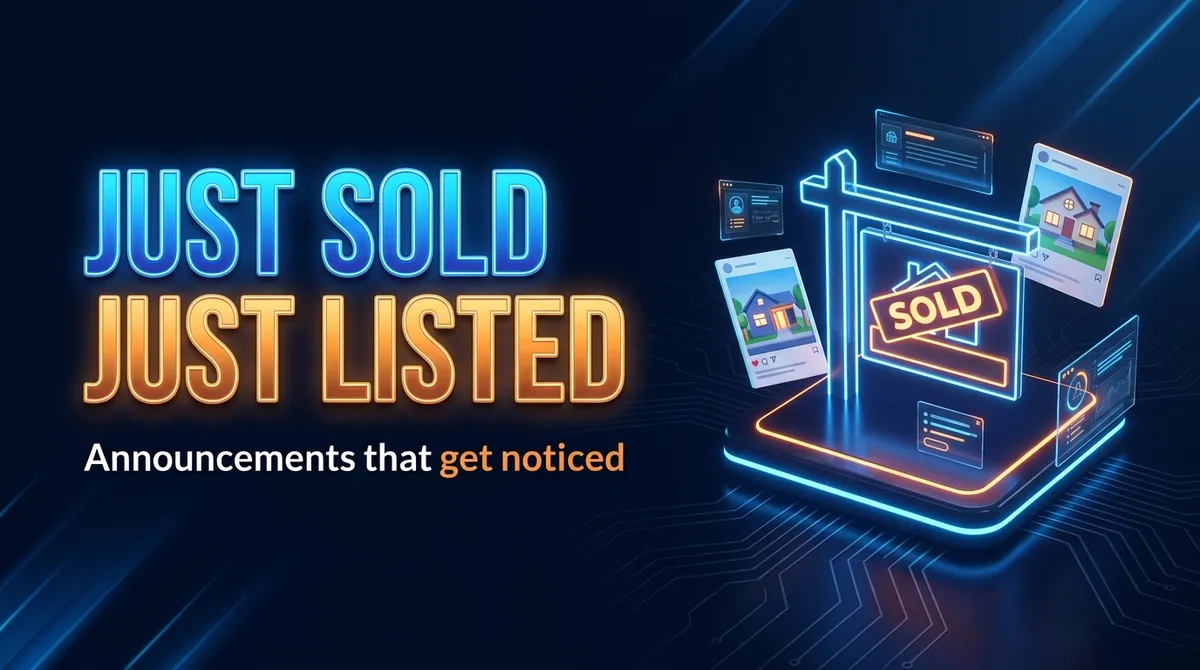 Just Sold / Just Listed Announcement